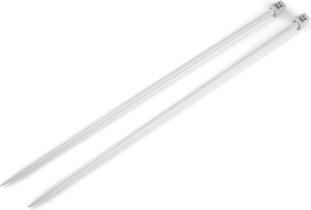 Stricknadeln Aluminium gerade 35cm Stärke 2-10 mm 1 Paar