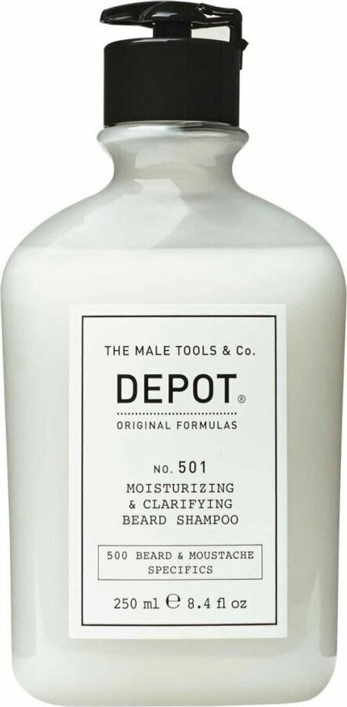 Depot Reinigungsshampoo No. 501 Moisturizing & Clarifying Beard Shampoo 250 ml