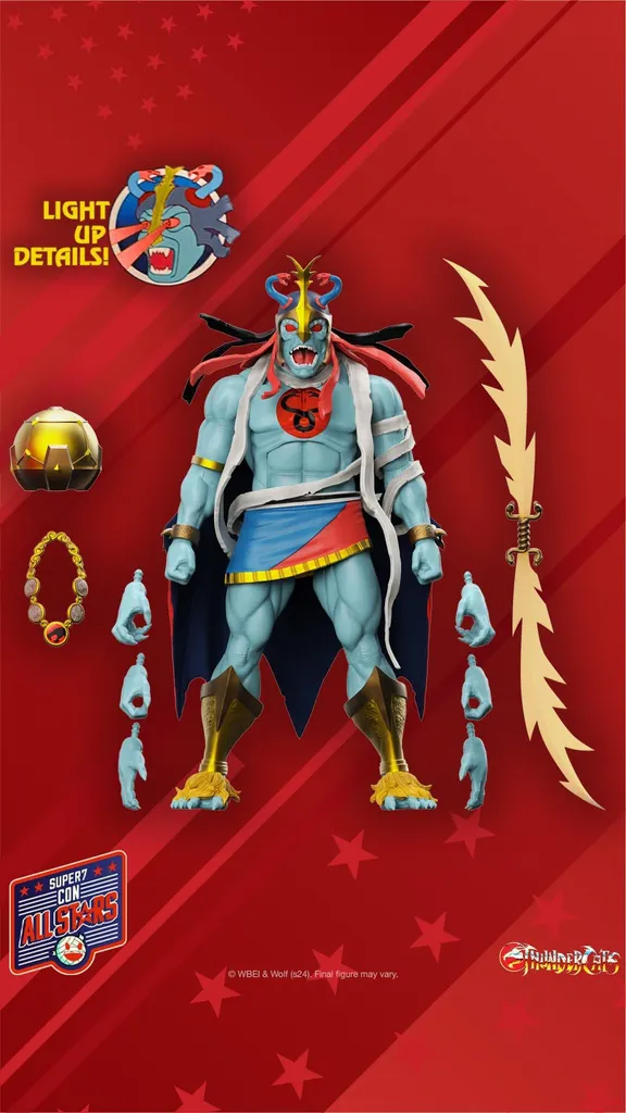 Figurine Mumm-Ra Thundercats Ultimates stable et peinte à la main - 8