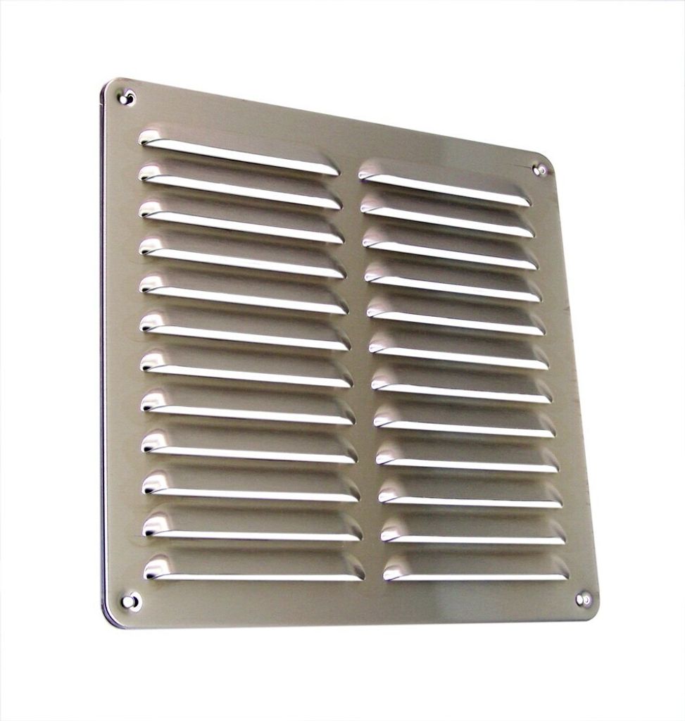 Lüftungsgitter LG-2525 L Edelstahl 245 x 245 mm Zuluft Produktbild 
