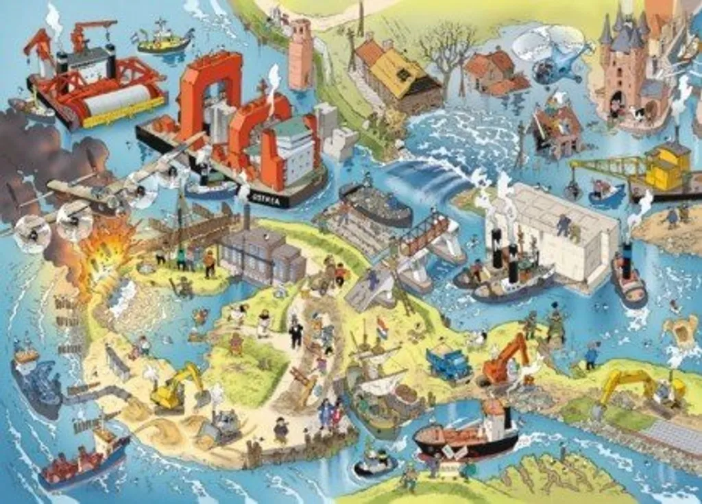 Puzzle Usines Hydrauliques Puzzelman 1000 pièces - Défi de logique