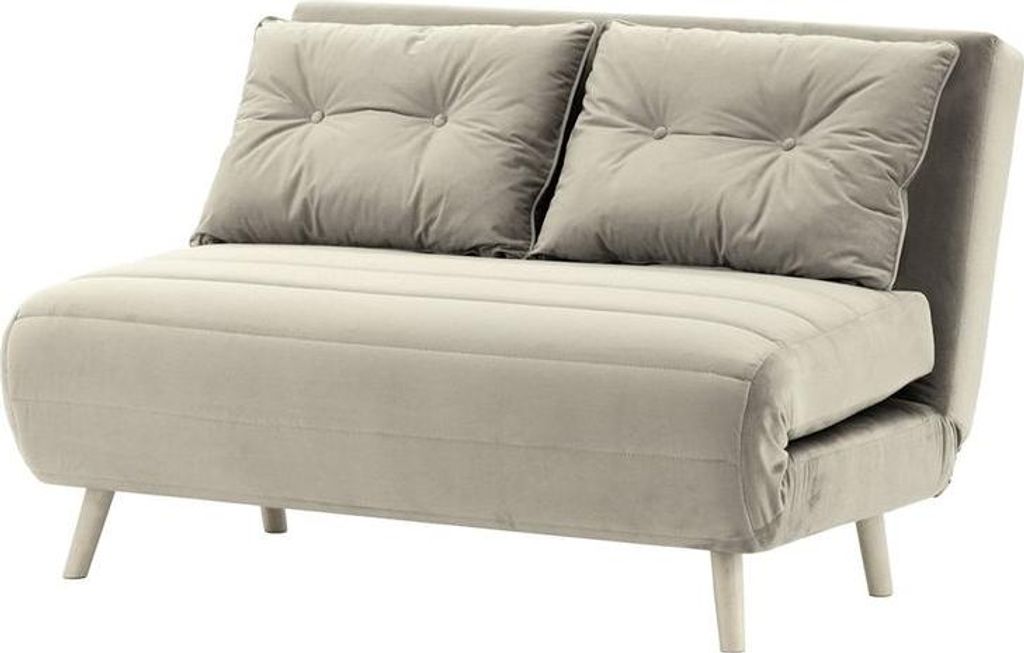 Ausklappbaresofa Flic 120 cm-Velluto 15-white