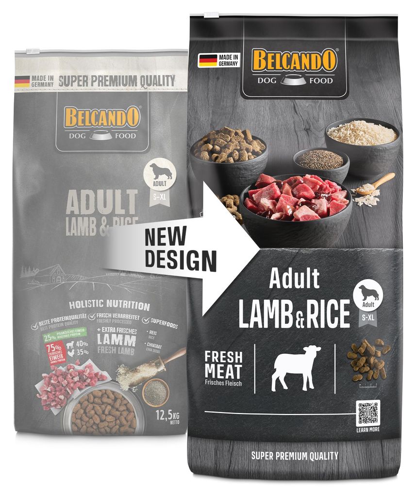 BELCANDO Adult Lamb & Rice – Premium Trockenfutter Hund Produktbild 