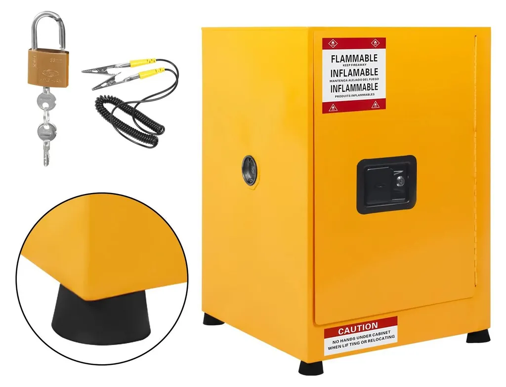 Armoire de sécurité stockage liquides inflammables pour atelier - Pro