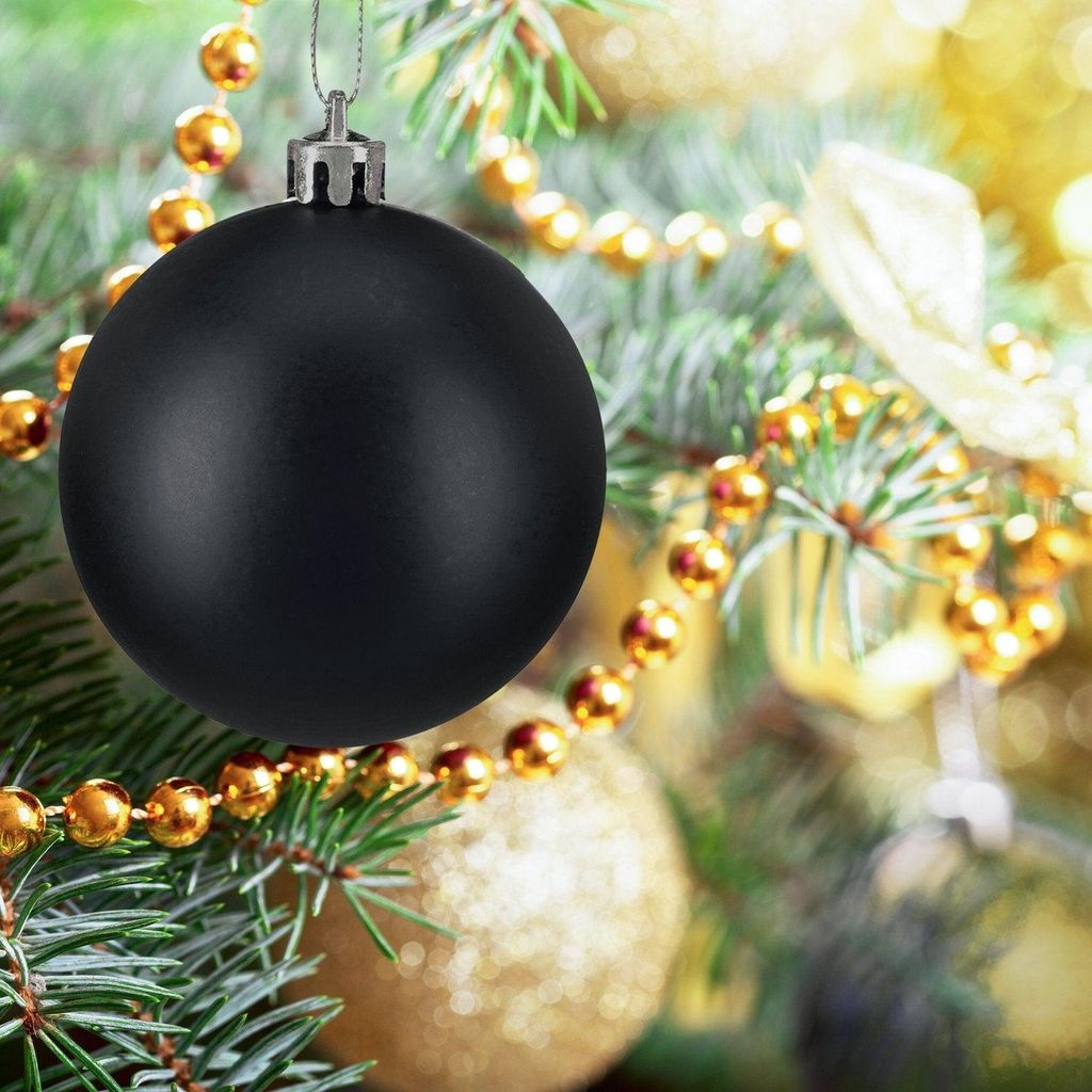 Christbaumkugeln-Set, Matt/Glänzend/Glitzer-Finish