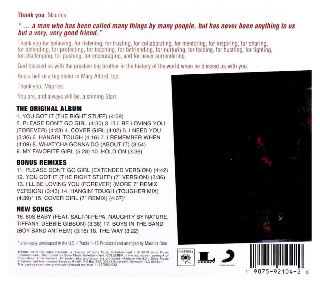 Hangin' Tough (30th Anniversary Edition)