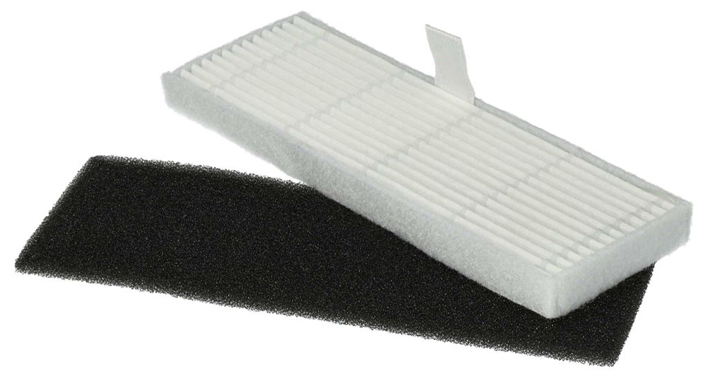vhbw Filter-Set kompatibel mit Kyvol Cybovac S31 Saugroboter - 2x Ersatz-Filter (Schaum-Filter, Feinstaubfilter)