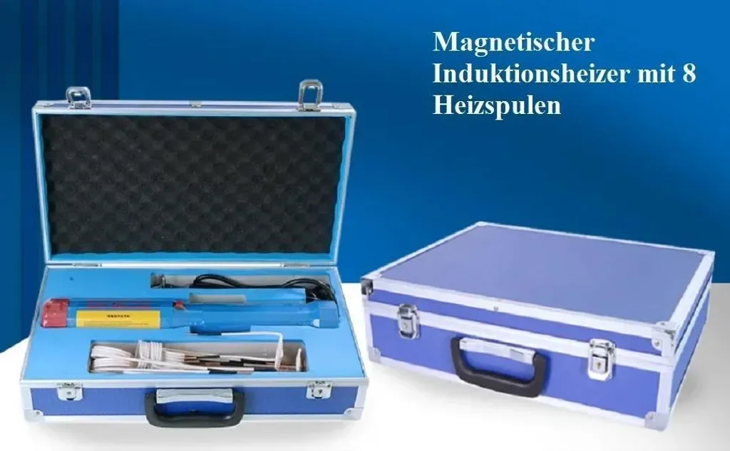 Kit induction 1100W - Chauffe rapide 800°C - 8 Bobines pour vis et écrous - 6