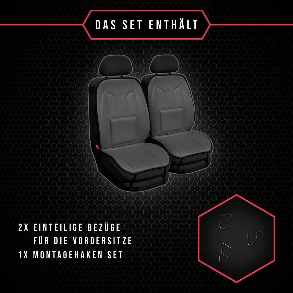 Coprisedili Auto Grigio 1+1 per Alfa Romeo 159 | Protezione Premium - 5