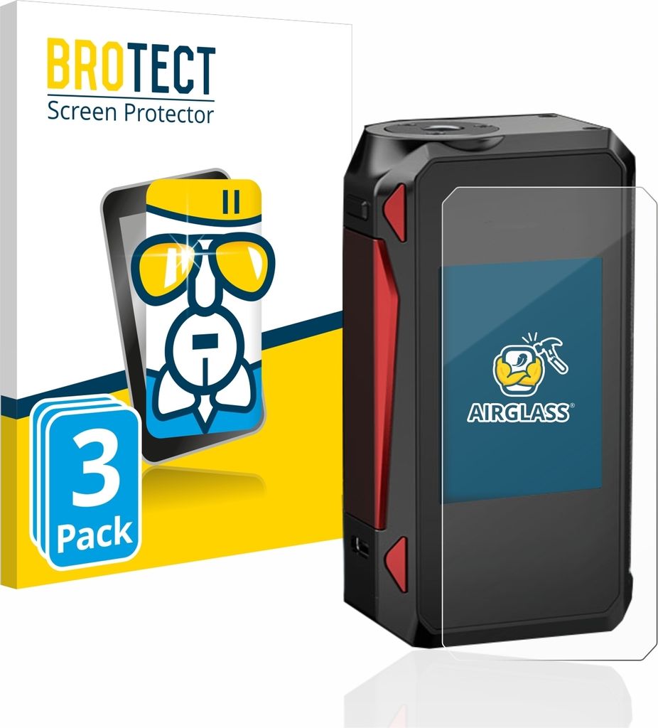 3x BROTECT Schutzglas für Smok G-Priv 4 Schutzfolie Panzer Folie Glas Display Schutz klar