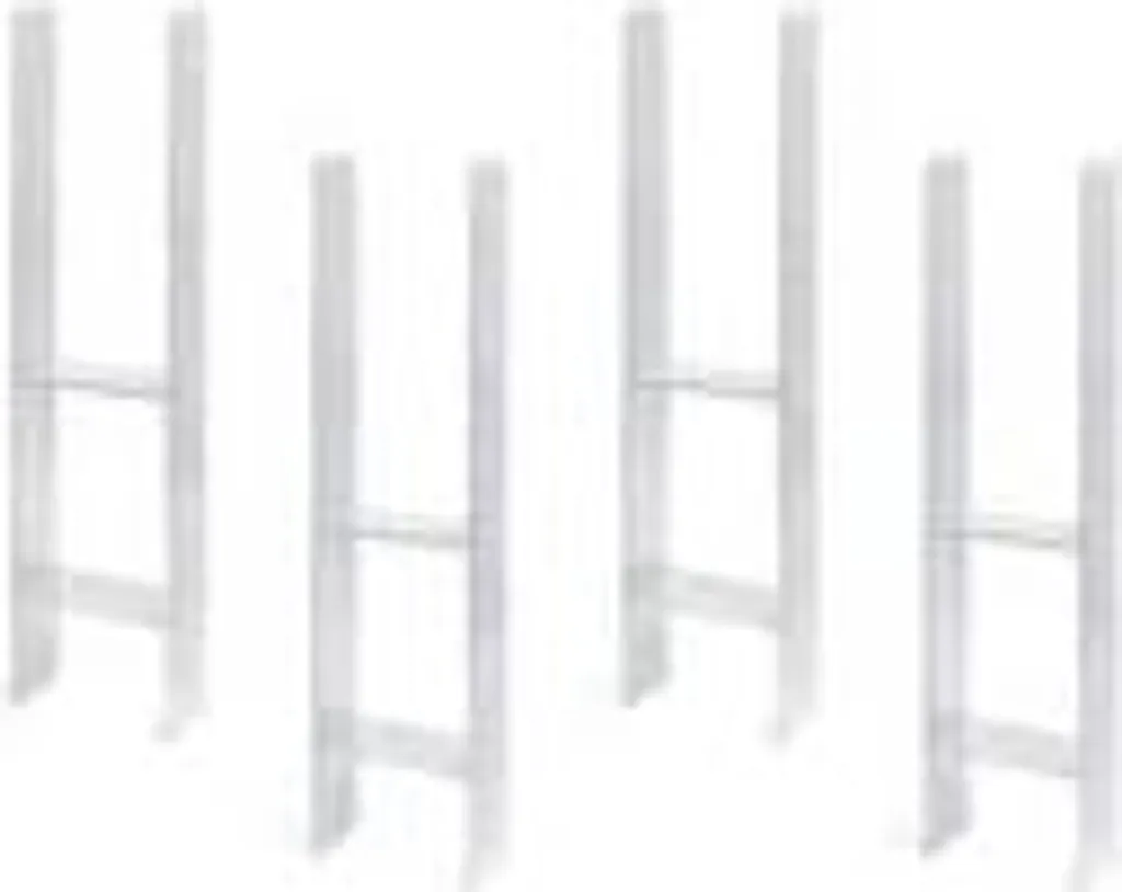 Sabot de poteau en H galvanisé 60x12,1cm pour ancrage de pergola en bois