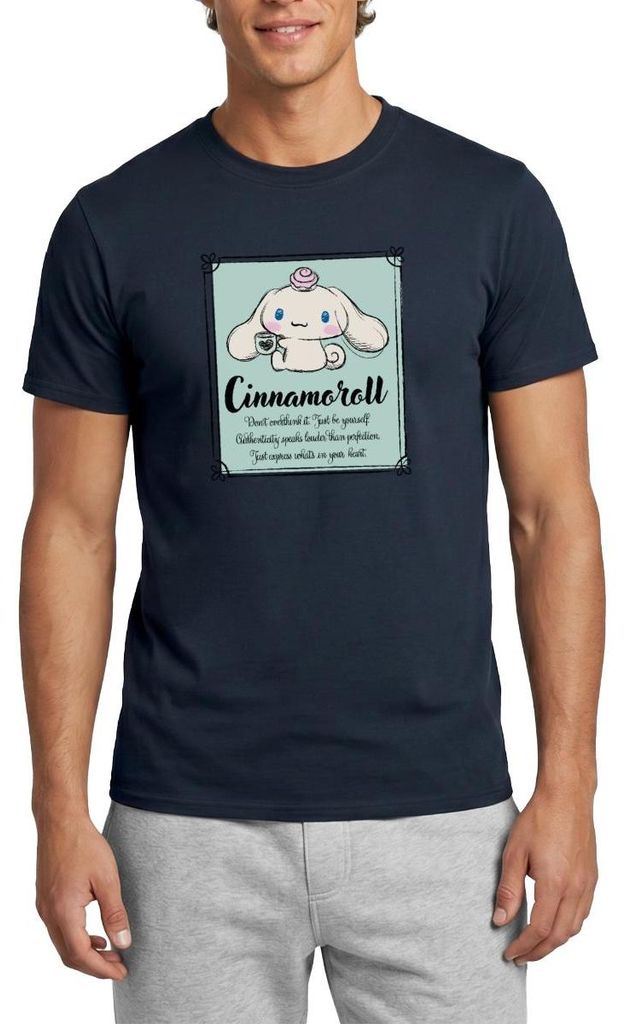 Spreadshirt Cinnamoroll Just Be Yourself Männer T-Shirt, XL, Navy