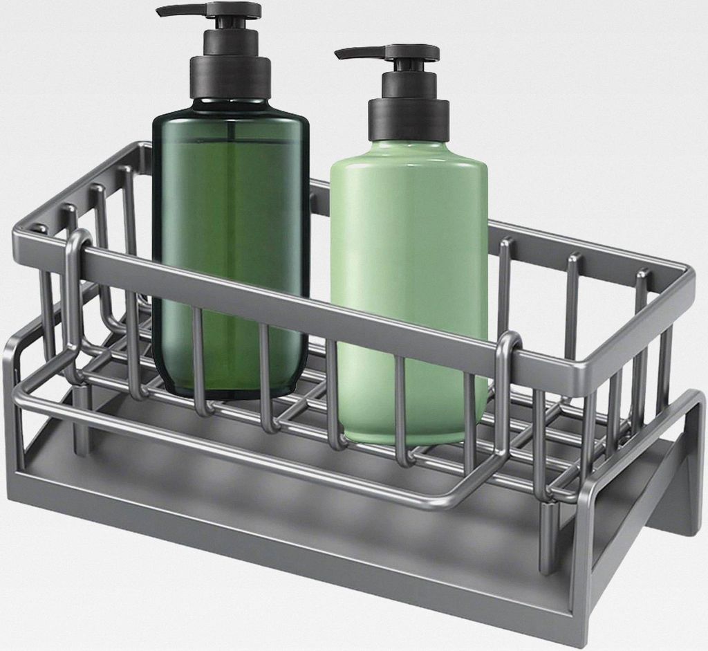 Spülen-Organizer | Spülenschublade Mit Belüftung Und Schwammhalter | Abfluss Mit Wasserdichtem Design Als Ordnungssystem Für Haushalt