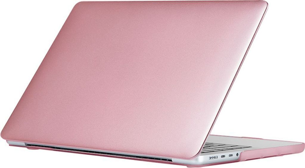 Mobigear Metallic MacBook Pro 16 Zoll (2021-2026) Hardcase Hülle MacBook Case - Roségold - Model A2485 / A2780 / A2991 / A3186 / A3428 / A3429