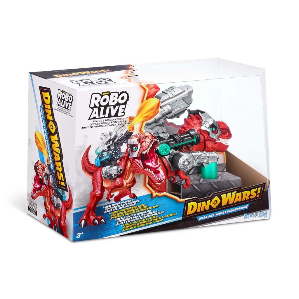 Zuru Robo Alive Dino Wars T-Rex Robot Dinosaure Interactif avec Sons