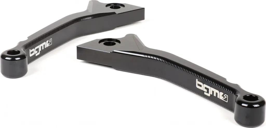 Kit leviers de frein Vespa GTS 125-300 BGM PRO courts noir mat CNC