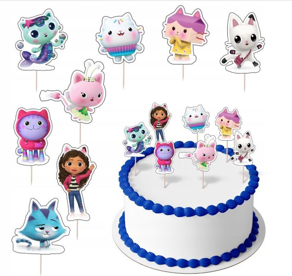 2 Stück Prinzessinnen Puppen Kuchen-Topper – Geburtstagskuchen-Dekoration Aus Harz, Für Mottopartys