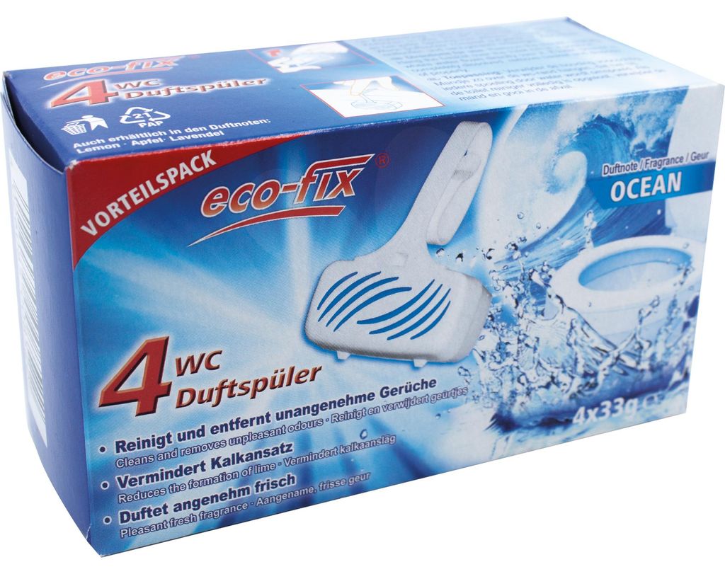 Eco-Fix WC-Duftstein Ocean 00852 4 St./Pack. Produktbild 