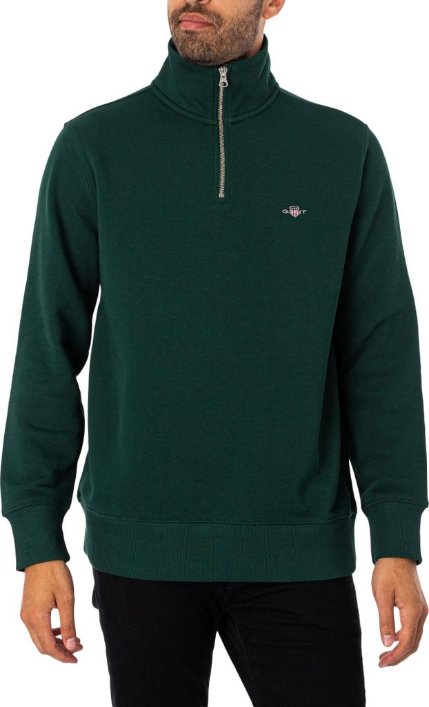 GANT Reguläres Shield-Sweatshirt mit halbem Reißverschluss, Produktbild 