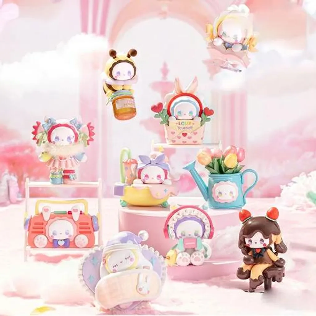 EMMA Secret Forest Love Dopamine : Figurine Kawaii aux Couleurs Vives