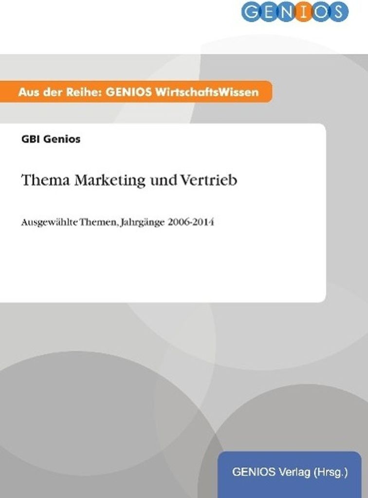 Thema Marketing und Vertrieb