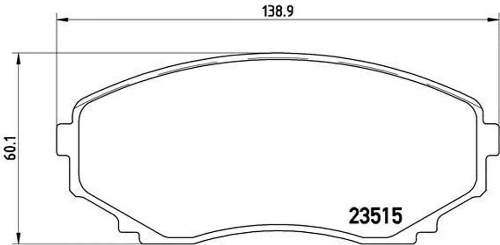 Finissez les bruits de freinage : Plaquettes Brembo P 49 028 OE 1U113328Z