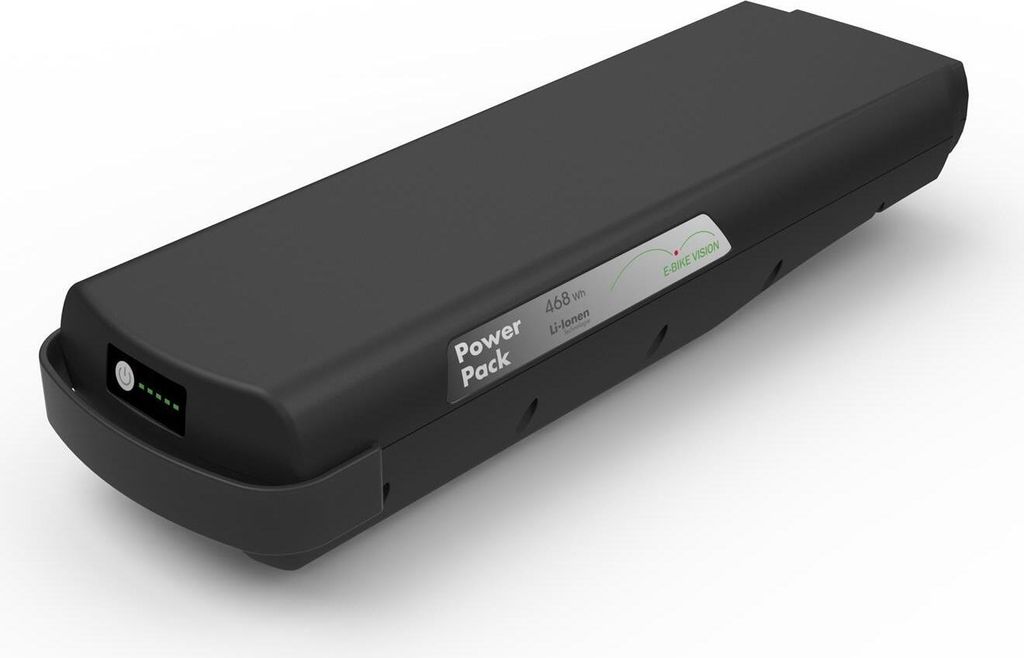 E-Bike Vision Power Pack Akku BOSCH Classic 36V 17 Ah 612Wh Gepäckträger