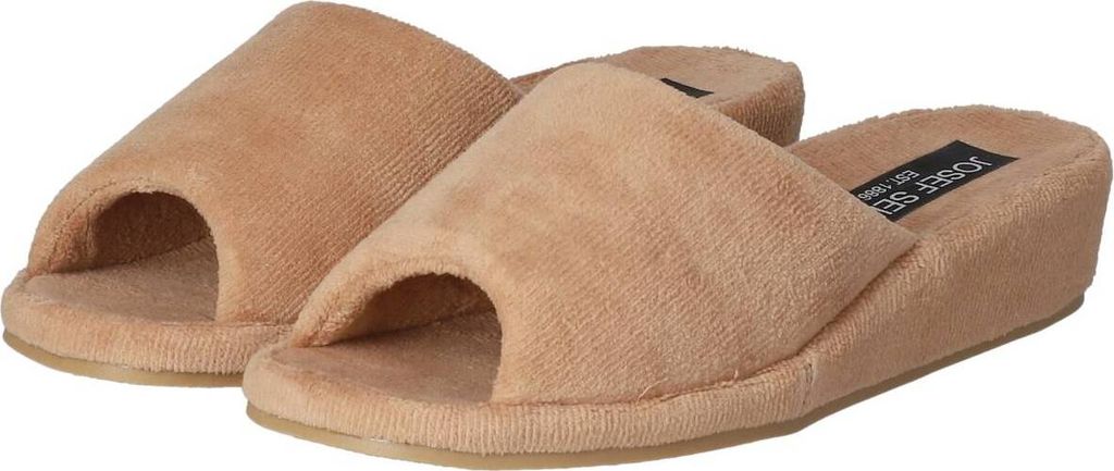 Josef Seibel Damen Pantoffel/ Hausschuhe MARSEILLE 01 Braun Textil Größe: 37