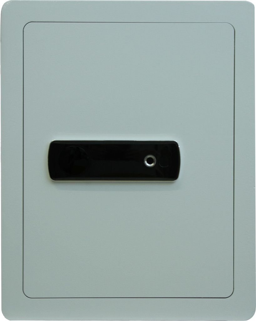 Tresor Safe Elektronischer Wandtresor Möbeltresor Zahlenschloss mit Schlüssel XL - F3 weiß