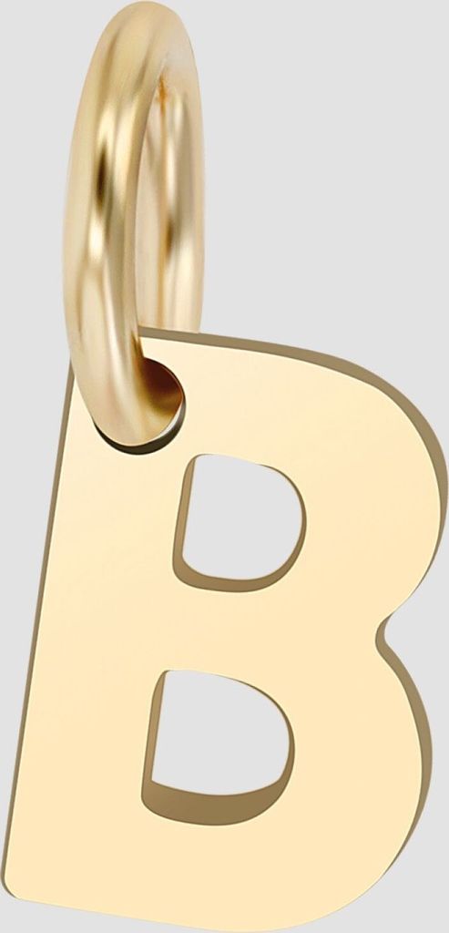375/- Gold Anhänger "Golden Initials" ohne Kette, Buchstaben, Initialien, 9 Karat, Gelbgold
