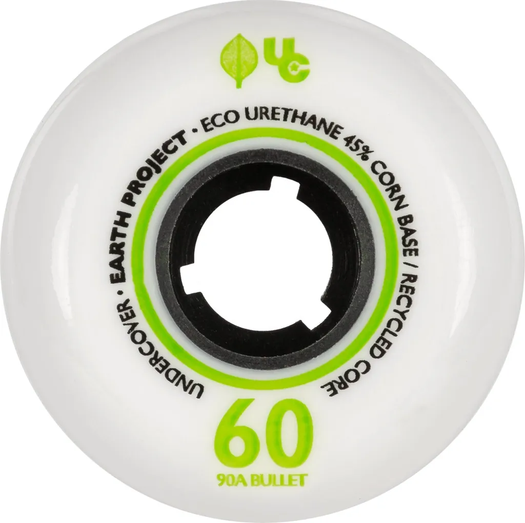 Roues roller anti-flatspot Undercover Earth 60mm 90A usure lente pack