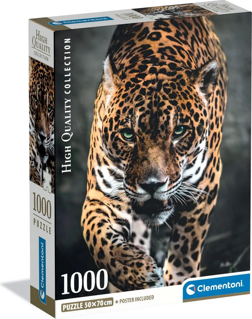 Clementoni Puzzle Jaguar 1000 pièces - Impression Haute Définition - 2