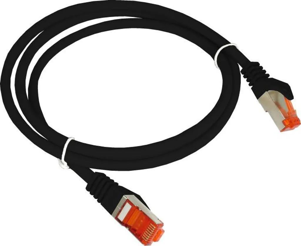 Cavo di Rete Alantec 6A Nero 0,25m | Patch Cord LSOH Alta Velocità