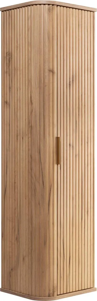 Rangement Mural Salle de Bain RODAN 139 cm : Stop au Désordre en Chêne