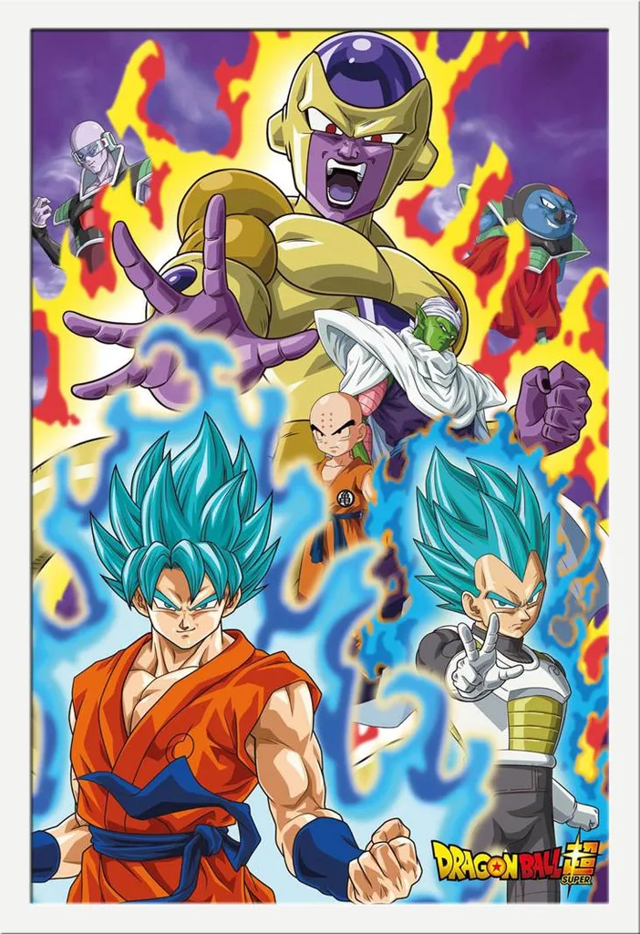 Regalo Dragon Ball Super: Poster God Super + Cornice Shinsuke