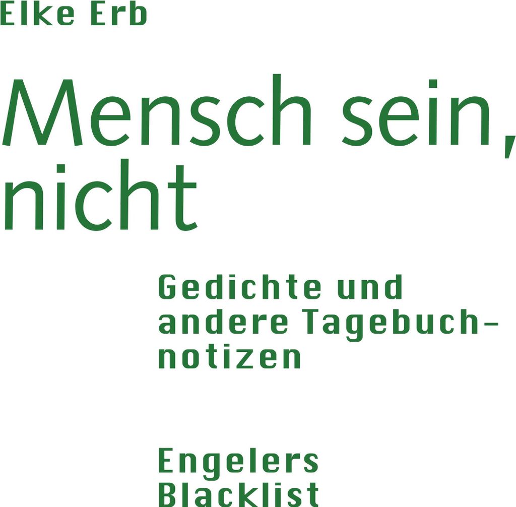 Mensch sein, nicht