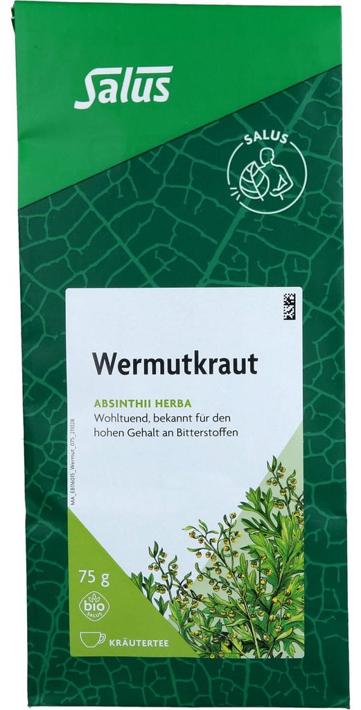 Wermutkraut Tee  Absinthii herba Salus, 75 g Tee Produktbild 