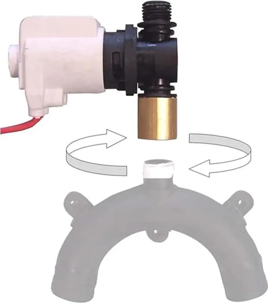 Électrovanne Jabsco 37068-2000 pour WC marin électrique QF