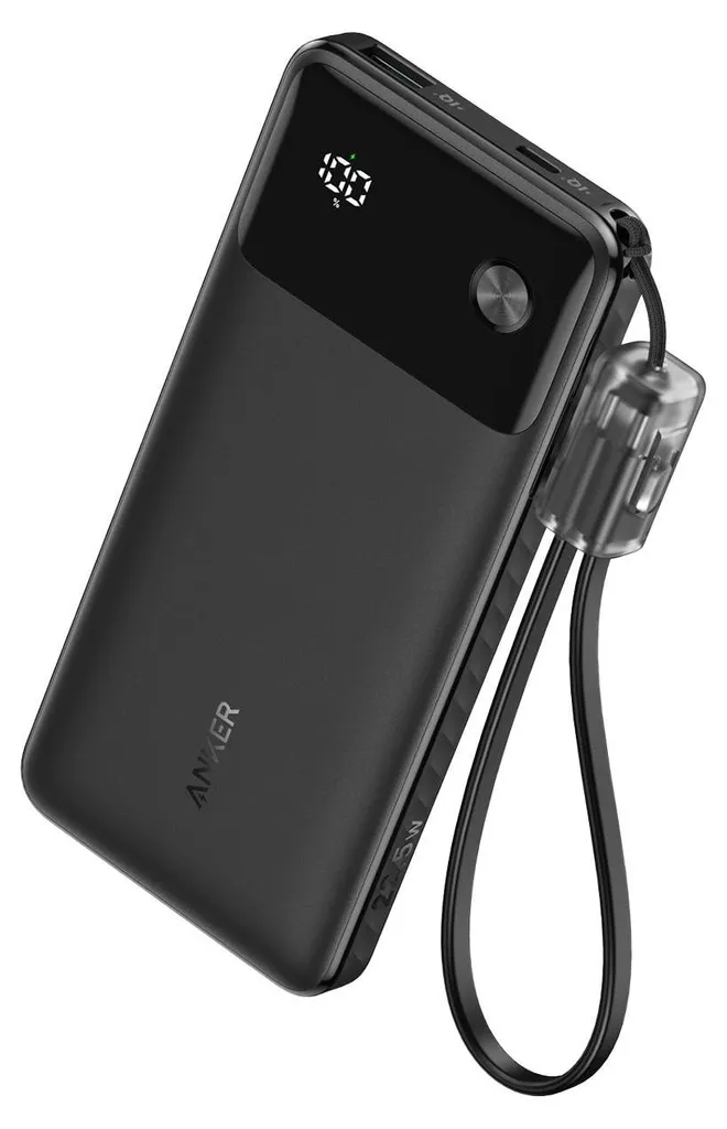 Anker Powerbank 10000mAh 22,5W Noir - Recharge Ultra Rapide et Compacte