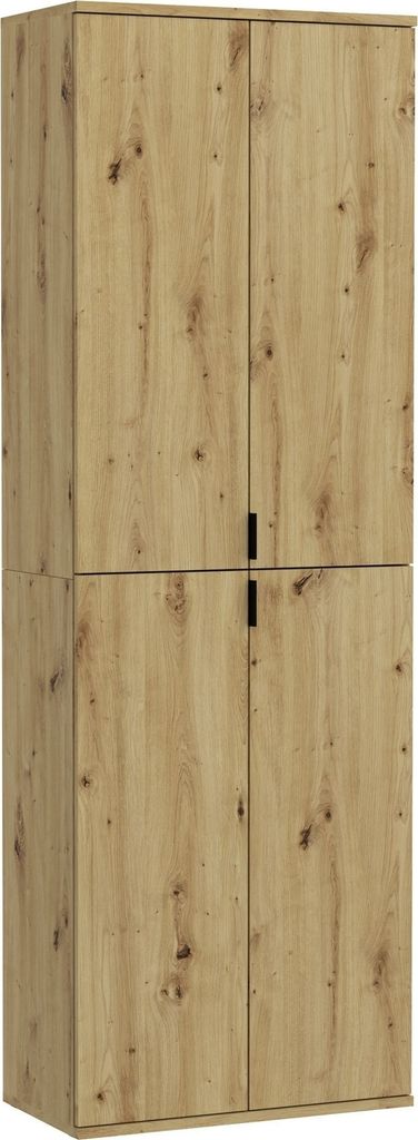 Hochschrank >Projekt X< in Artisan Eiche - 61x193x34cm (BxHxT)