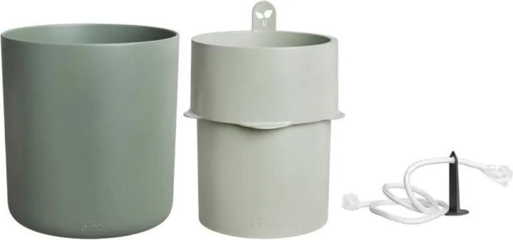 Pot de fleurs basilic Ø 16,5 cm - Jardinière aromatique plastique recyclé