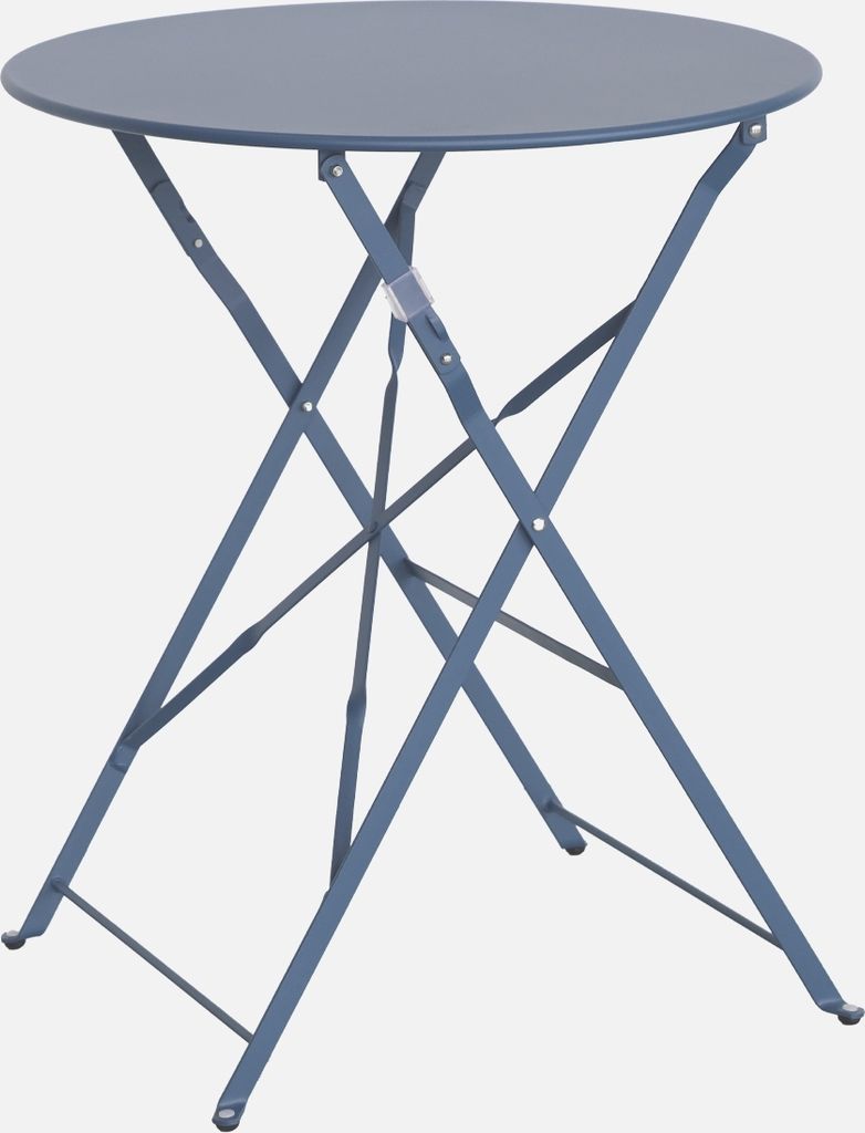 A folding bistro table.