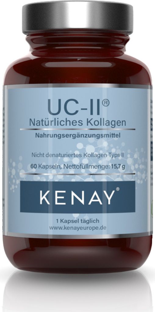 UC-II Natürliches Kollagen II 60 Kapseln - Nahrungsergänzungsmittel KENAY