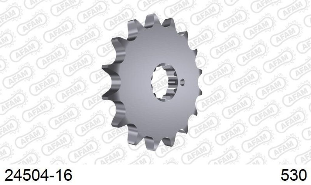 AFAM Kettenritzel 24504-16 Vorne Stahl