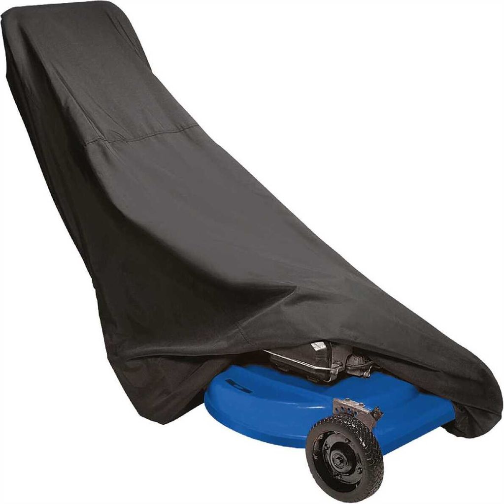 Rasenmäher Abdeckplane ( 200D ) mit Zugschnur (Größe: S - 145/93x50x110 cm)