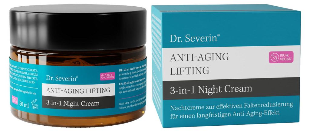Dr. Severin Nachtcreme Lifting 3-in-1 mit cremiger Textur Produktbild 