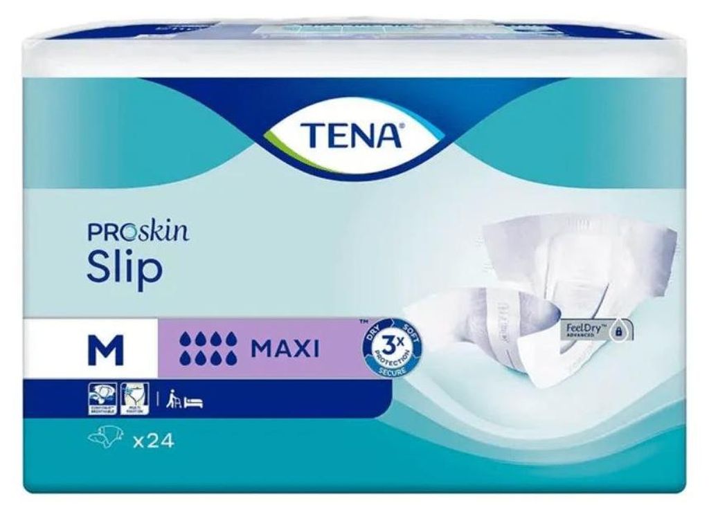 3x TENA Slip Maxi Inkontinenzvorlage mit Hüftbund Gr. M | Produktbild 