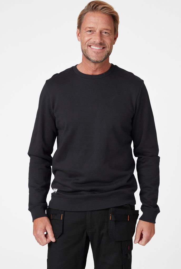 Helly Hansen Pullover MANCHESTER SWEATERSHIRT 79208, Farbe:black, Größe:2XL
