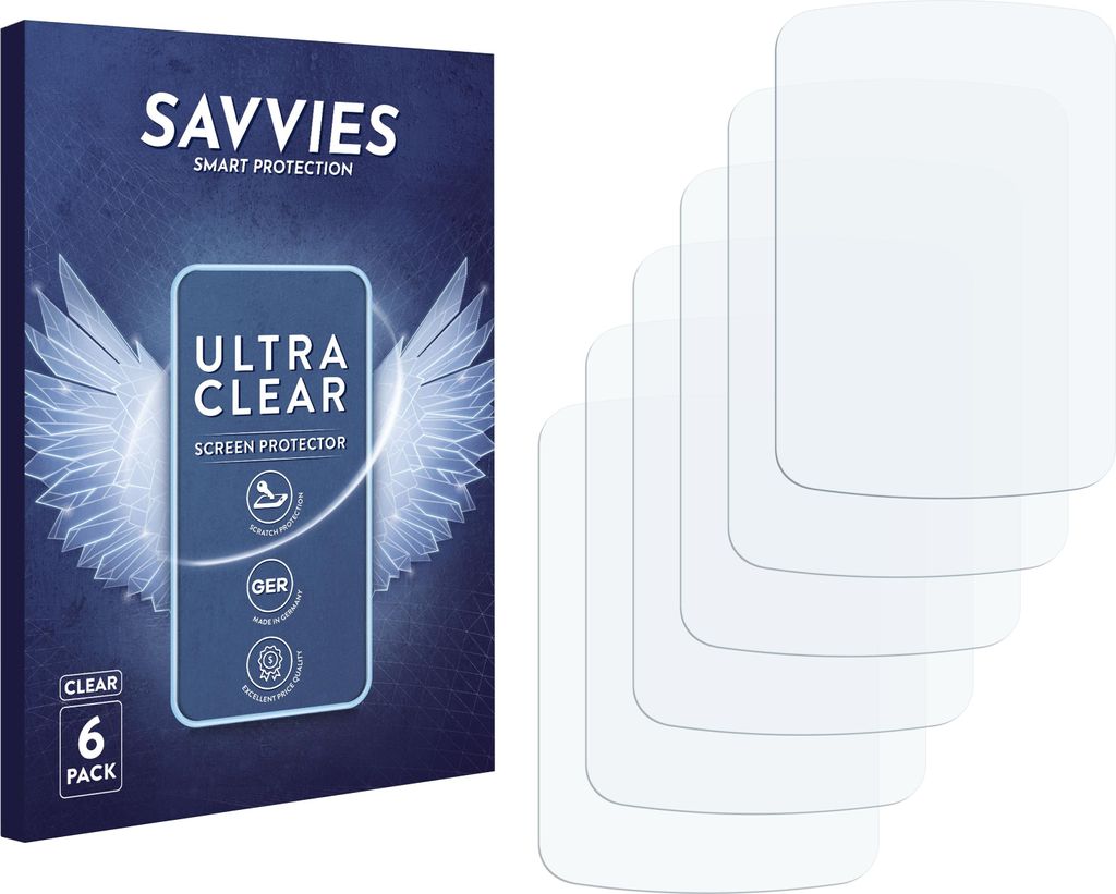 6x Für Xoss G+ Gen 2 Schutzfolie Savvies Displayschutz Display Schutz Folie Klar Transparent