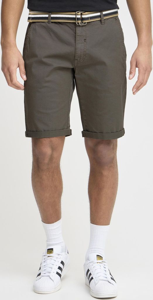 Blend BHBruno Herren Chino Shorts Bermuda kurze Hose mit Gürtel Stretch Eingrifftaschen Baumwollmischung Regular fit